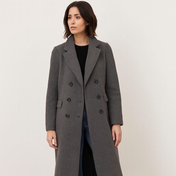 David Baker Jackets & Blazers - Vintage David Baker Long Wool Overcoat Size S Mister Coats for Her